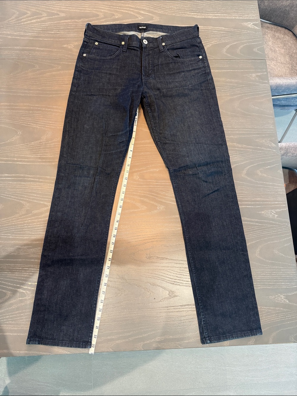 Hudson Jeans Slim Straight Dark Indigo Denim